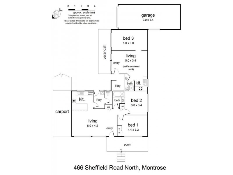 466 Sheffield Road North, Montrose VIC 3765 Floorplan