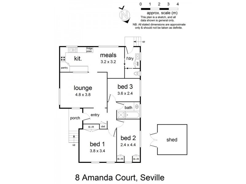 8 Amanda Court, Seville VIC 3139 Floorplan