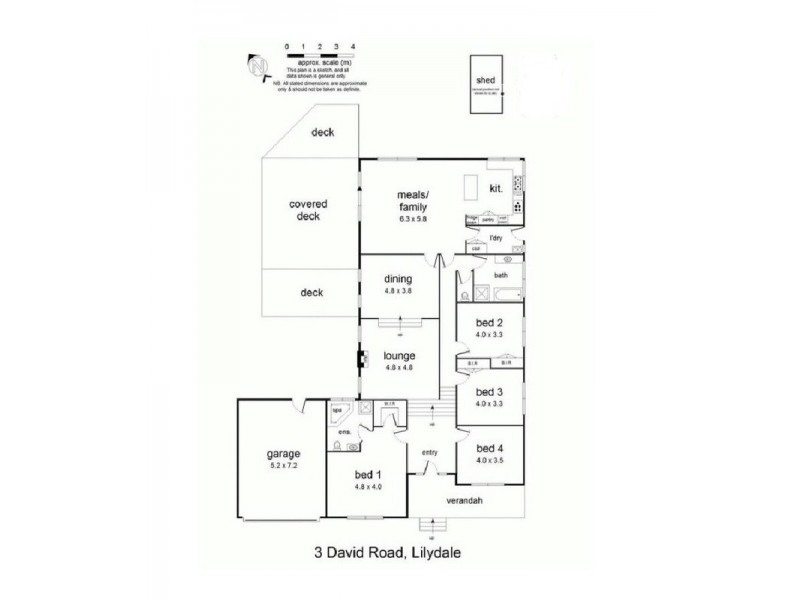 3 David Road, Lilydale VIC 3140 Floorplan