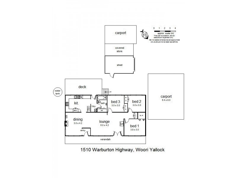 1510 Warburton Highway, Woori Yallock VIC 3139 Floorplan