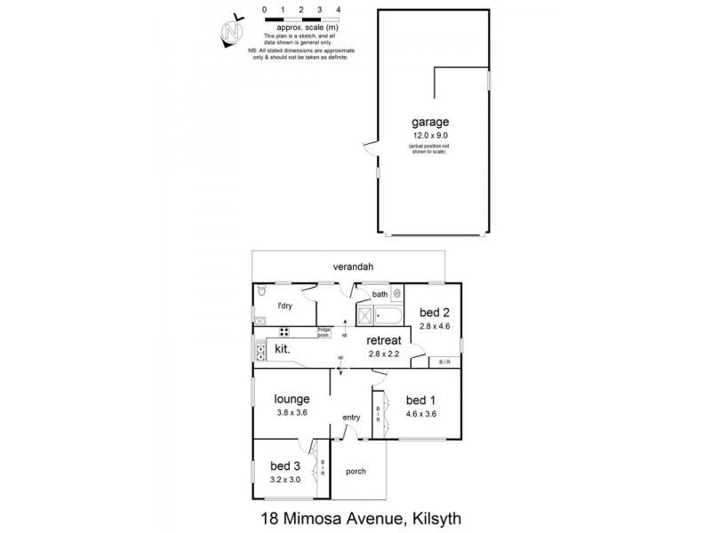18 Mimosa Avenue, Kilsyth VIC 3137 Floorplan