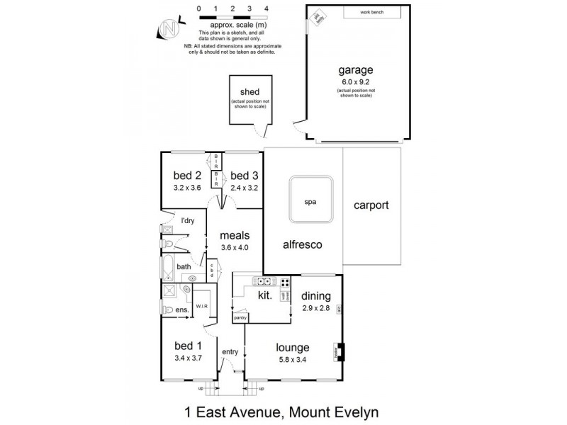 1 East Avenue, Mount Evelyn VIC 3796 Floorplan