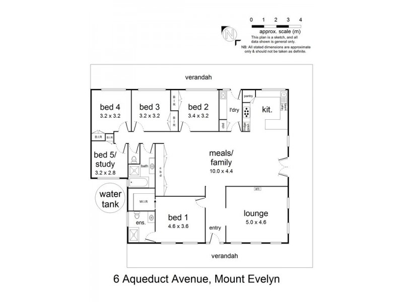 6 Aqueduct Avenue, Mount Evelyn VIC 3796 Floorplan