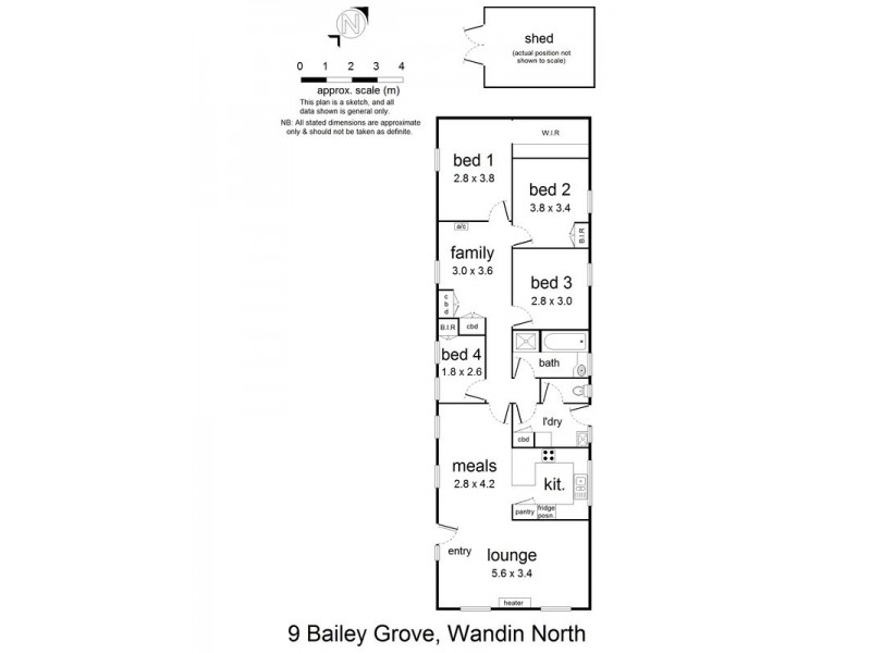 9 Bailey Grove, Wandin North VIC 3139 Floorplan