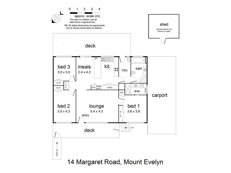 14 Margaret Road, Mount Evelyn VIC 3796 Floorplan