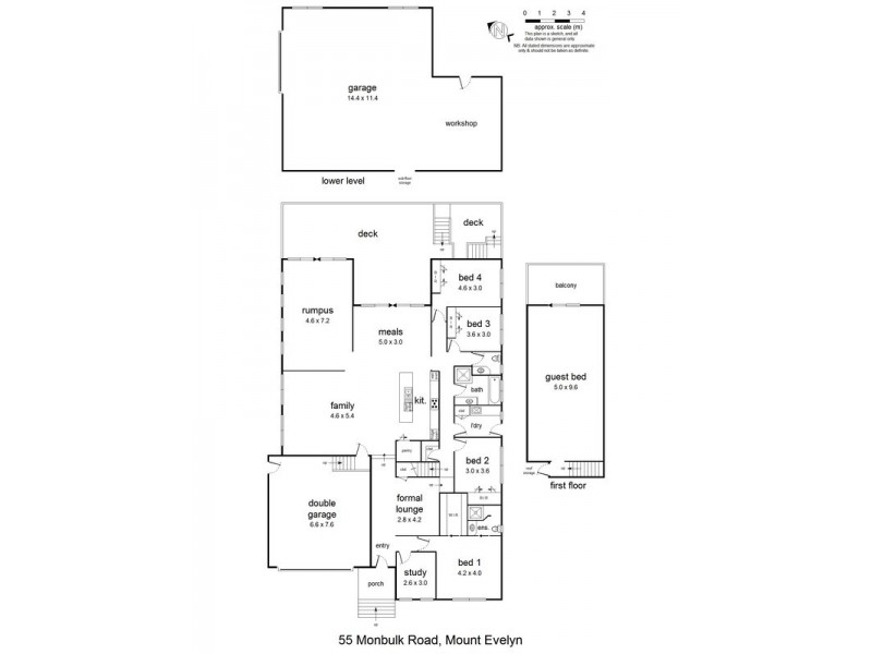 55 Monbulk Road, Mount Evelyn VIC 3796 Floorplan