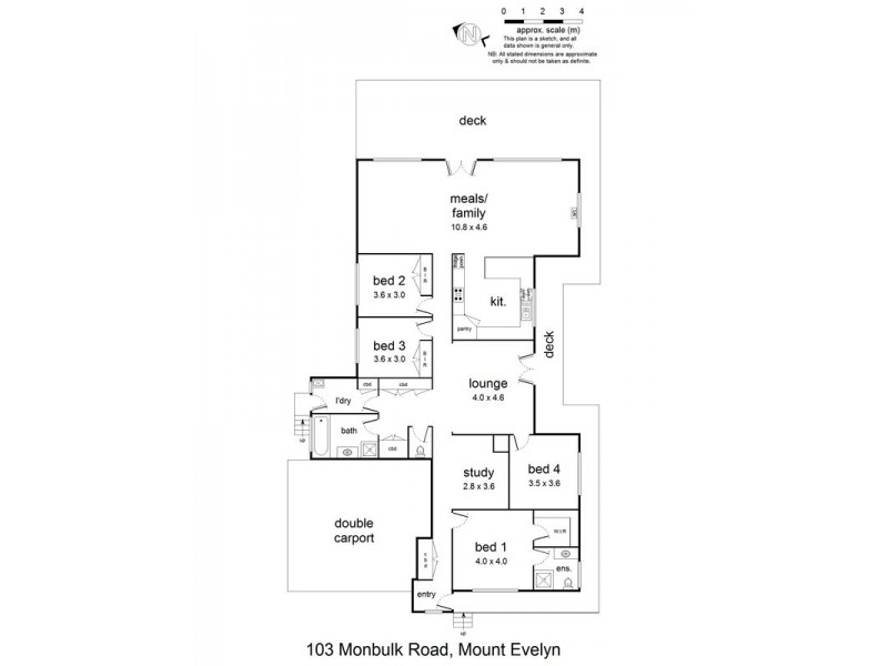 103 Monbulk Road, Mount Evelyn VIC 3796 Floorplan