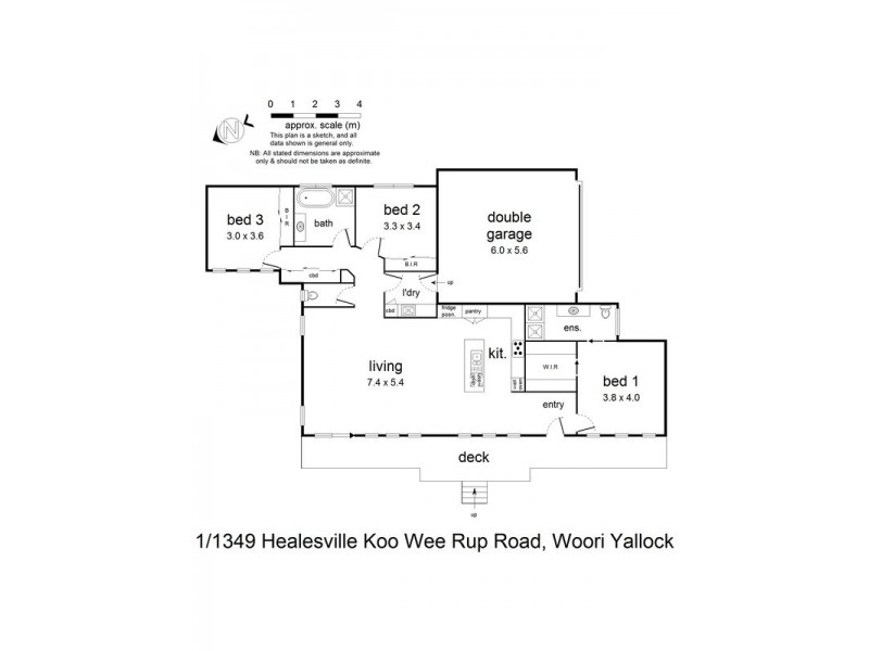 1/1349 Healesville Koo Wee Rup Road, Woori Yallock VIC 3139 Floorplan
