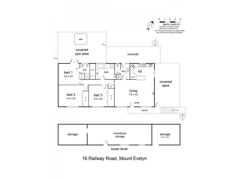 16 Railway Road, Mount Evelyn VIC 3796 Floorplan