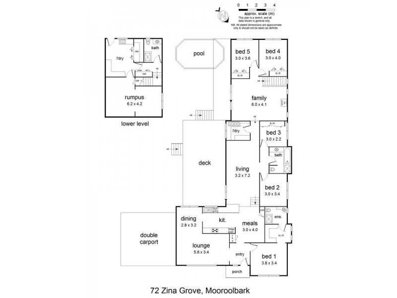 72 Zina Grove, Mooroolbark VIC 3138 Floorplan