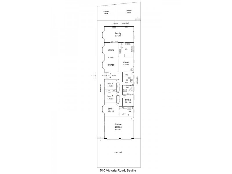 510 Victoria Road, Seville VIC 3139 Floorplan