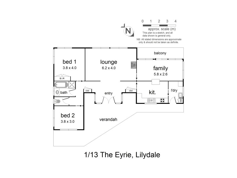 1/13 The Eyrie, Lilydale VIC 3140 Floorplan
