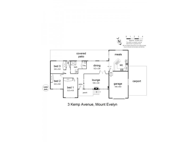 3 Kemp Avenue, Mount Evelyn VIC 3796 Floorplan