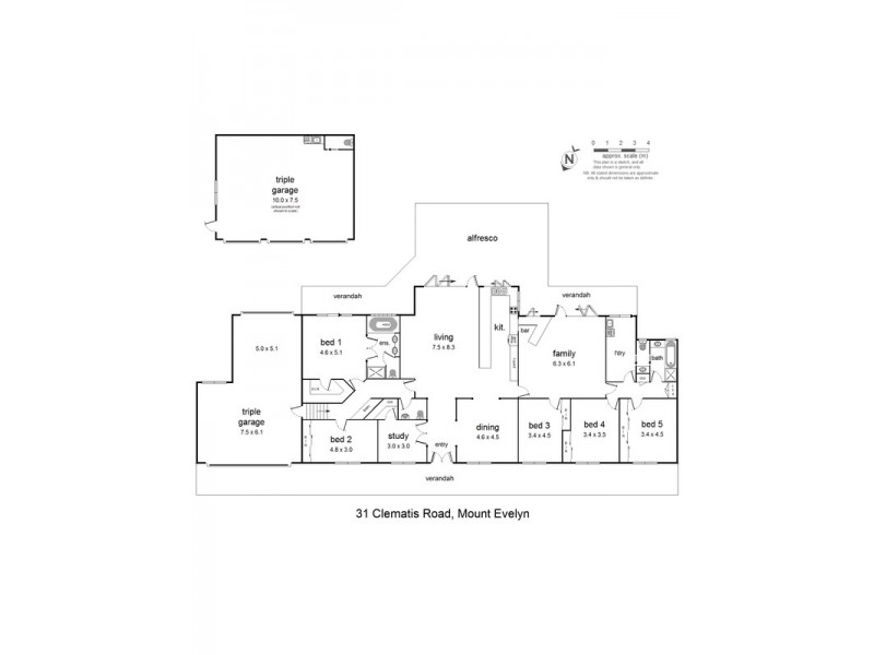 31 Clematis Road, Mount Evelyn VIC 3796 Floorplan