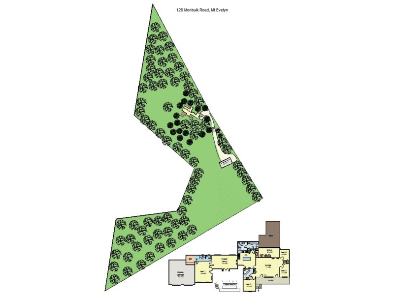 128 Monbulk Road, Mount Evelyn VIC 3796 Floorplan