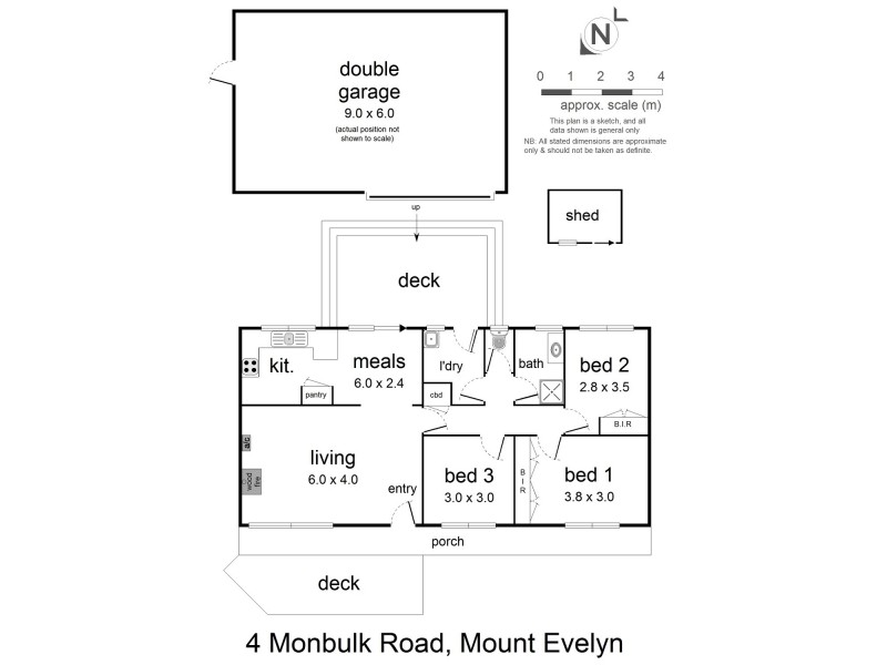 4 Monbulk Road, Mount Evelyn VIC 3796 Floorplan