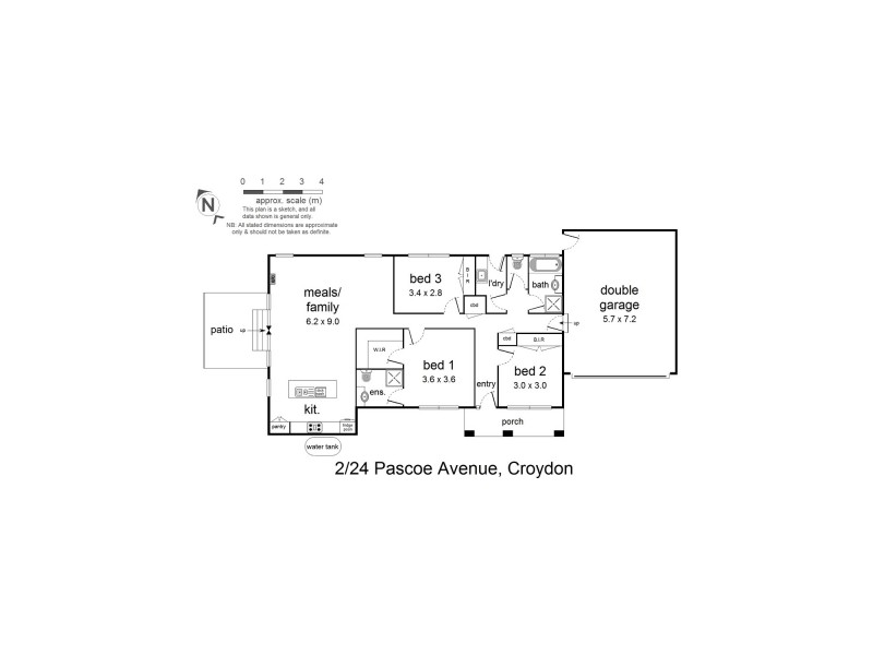 2/24 Pascoe Avenue, Croydon VIC 3136 Floorplan