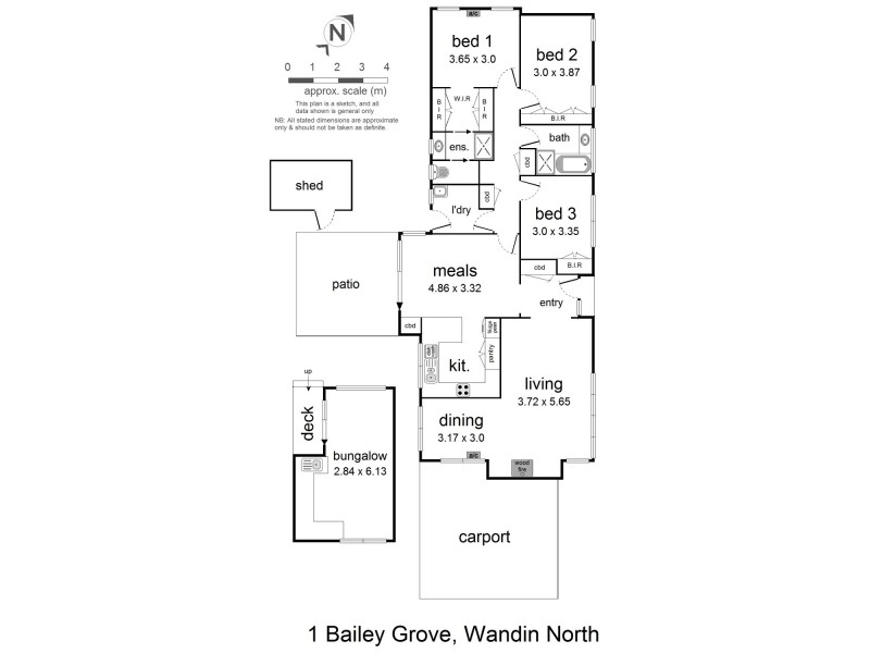 1 Bailey Grove, Wandin North VIC 3139 Floorplan