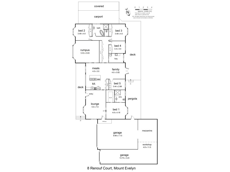 8 Renouf Court, Mount Evelyn VIC 3796 Floorplan