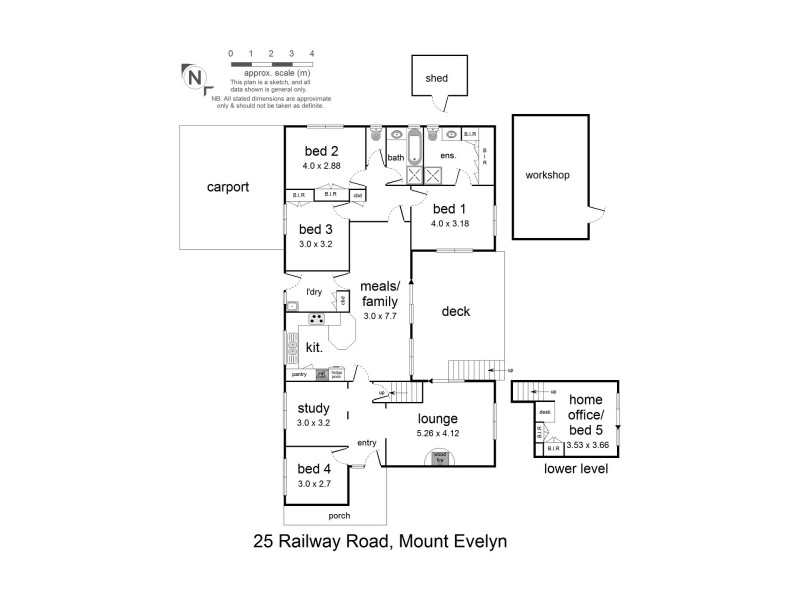 25 Railway Road, Mount Evelyn VIC 3796 Floorplan