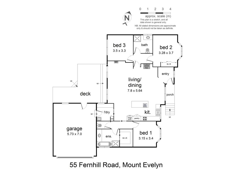55 Fernhill Road, Mount Evelyn VIC 3796 Floorplan