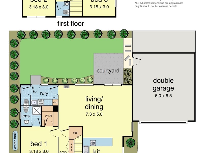 2/7 Rowan Street, Croydon VIC 3136 Floorplan