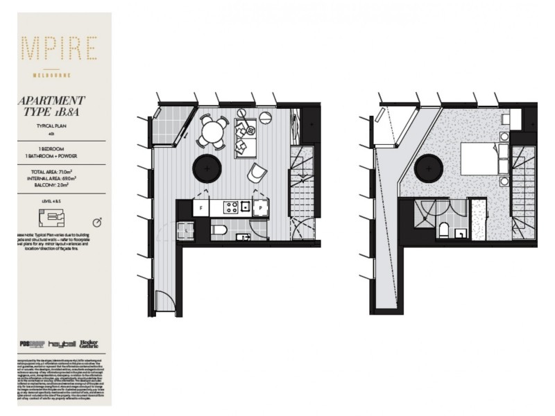 401/398 Elizabeth Street, Melbourne VIC 3000 Floorplan