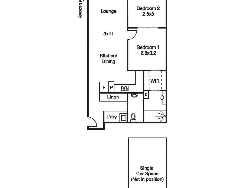 607/68 La Trobe Street, Melbourne VIC 3000 Floorplan