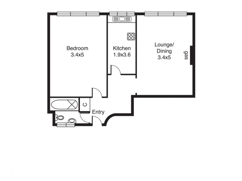 18/11 Burnett Street, St Kilda VIC 3182 Floorplan