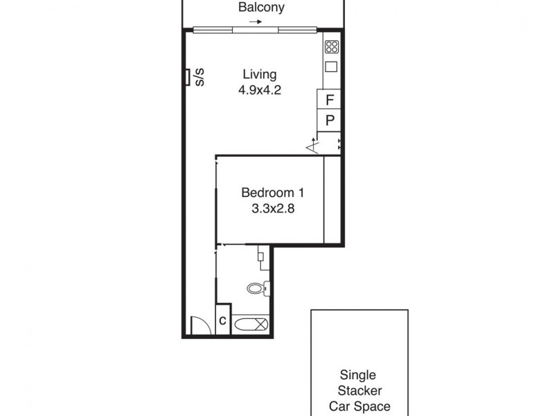 202/43 Duke Street, St Kilda VIC 3182 Floorplan