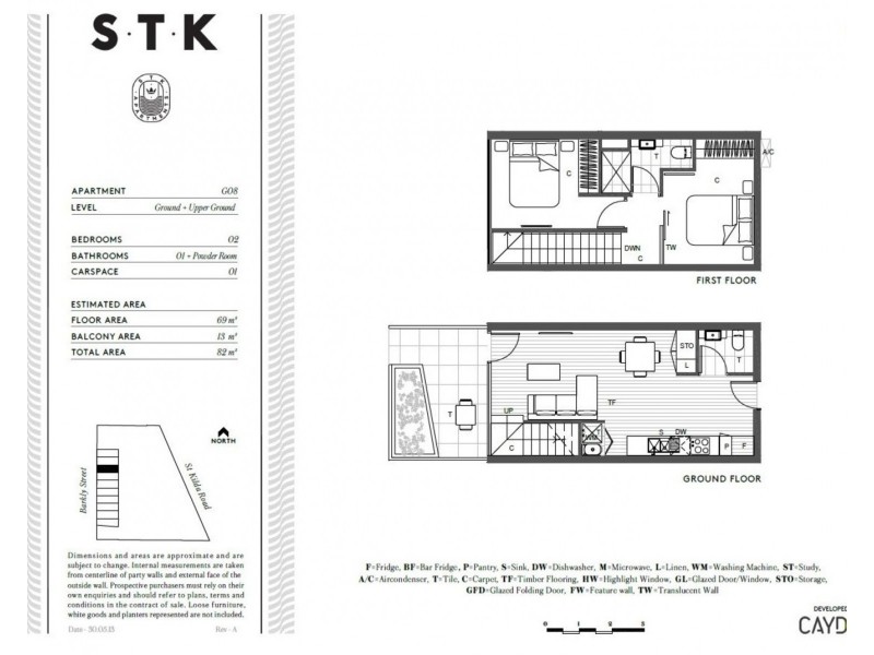 G08/3-5 St Kilda Road, St Kilda VIC 3182 Floorplan