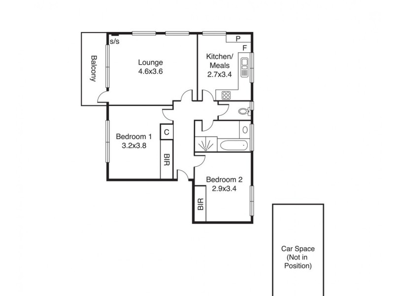 1/8 Closeburn Avenue, Prahran VIC 3181 Floorplan