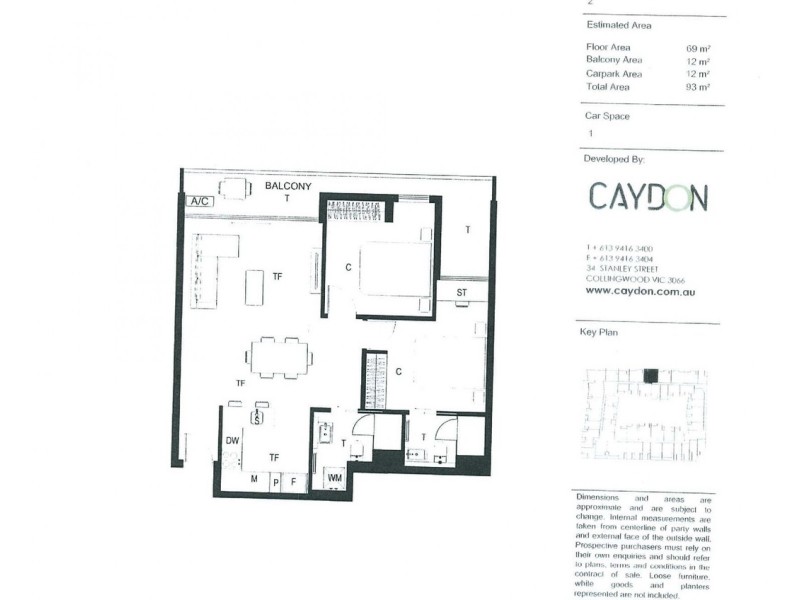 325G/2 Golding Street, Hawthorn VIC 3122 Floorplan