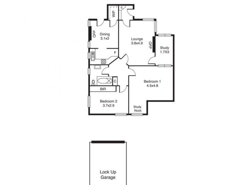 2/31 Broadway, Elwood VIC 3184 Floorplan