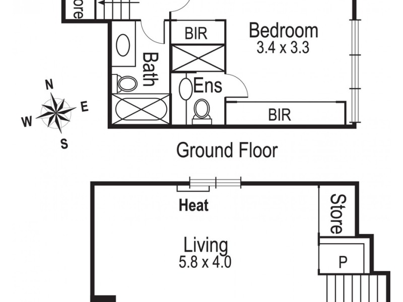45/343 Beaconsfield Parade, St Kilda West VIC 3182 Floorplan