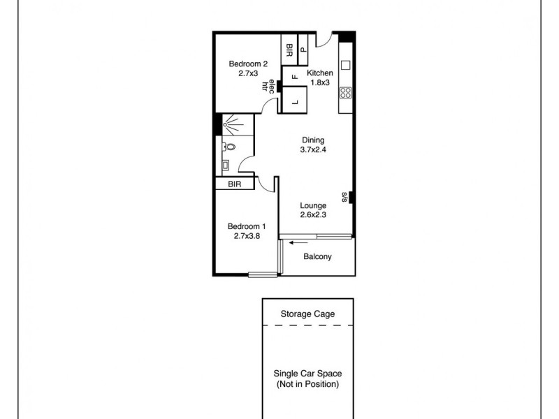 217/135 Inkerman Street, St Kilda VIC 3182 Floorplan