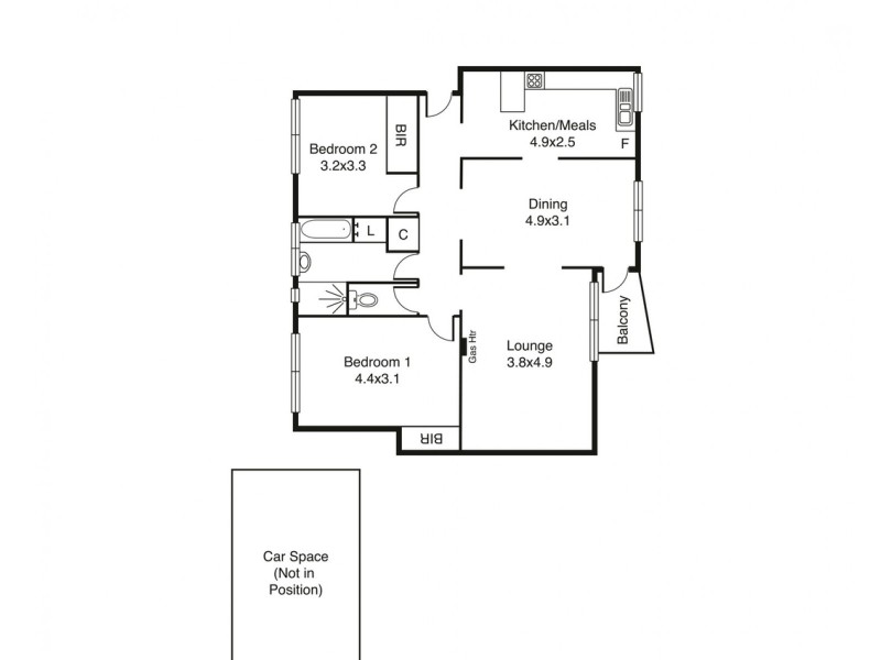 5/203 Alma Road, St Kilda East VIC 3183 Floorplan
