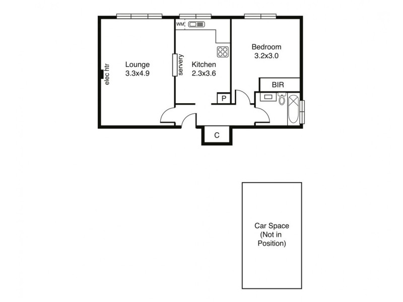3/125 Tennyson Street, Elwood VIC 3184 Floorplan