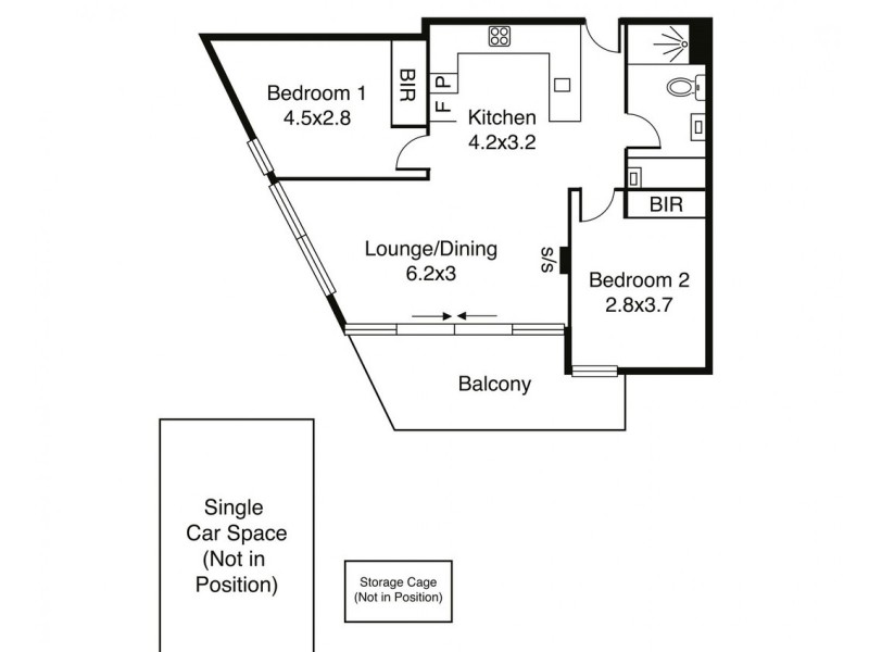 111/88 Carlisle Street, St Kilda VIC 3182 Floorplan