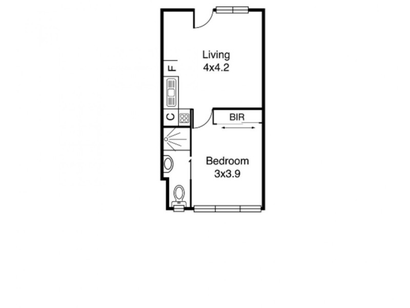 7/40  Waterloo Crescent, St Kilda VIC 3182 Floorplan