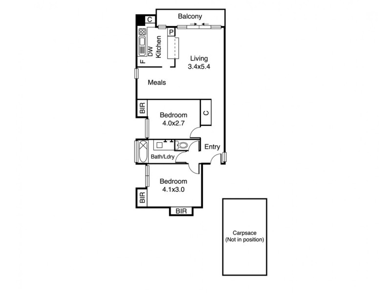 21/195 Beaconsfield Parade, Middle Park VIC 3206 Floorplan