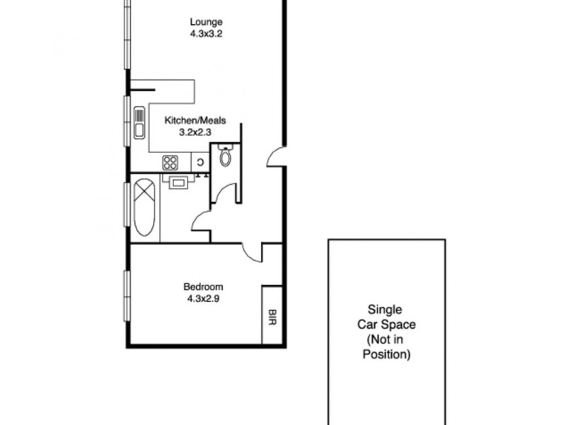 7/66 Park Street, St Kilda West VIC 3182 Floorplan