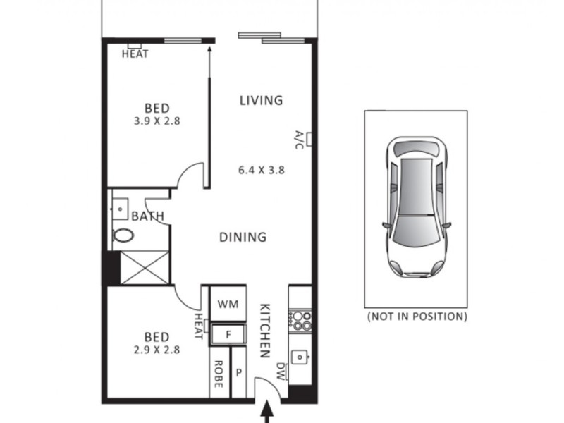 118/135 Inkerman Street, St Kilda VIC 3182 Floorplan