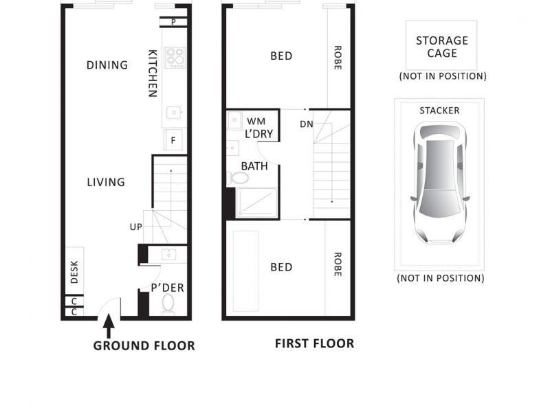 406/41 Dryburgh Street, West Melbourne VIC 3003 Floorplan