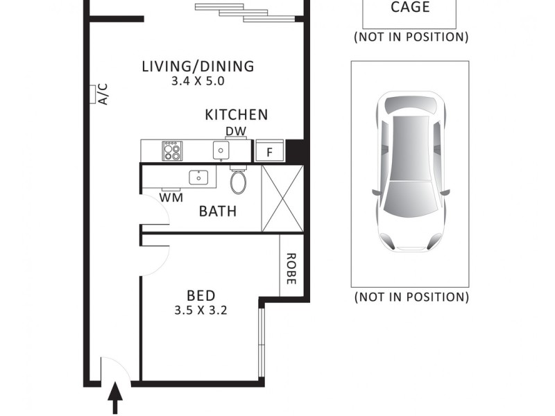 14/23 Mitford Street, St Kilda VIC 3182 Floorplan