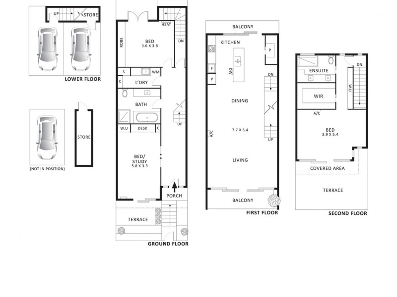 3/15-19 Octavia Street, St Kilda VIC 3182 Floorplan