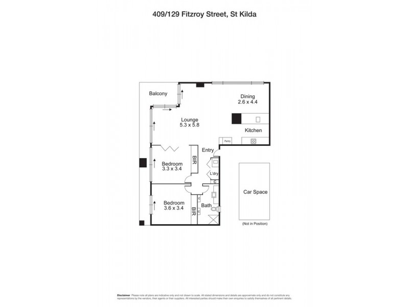 409/129 Fitzroy Street, St Kilda VIC 3182
