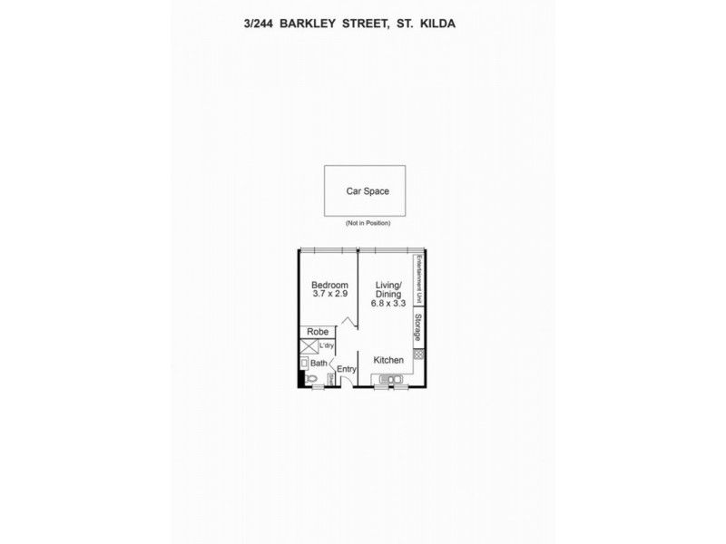 3/244 Barkly Street, St Kilda VIC 3182