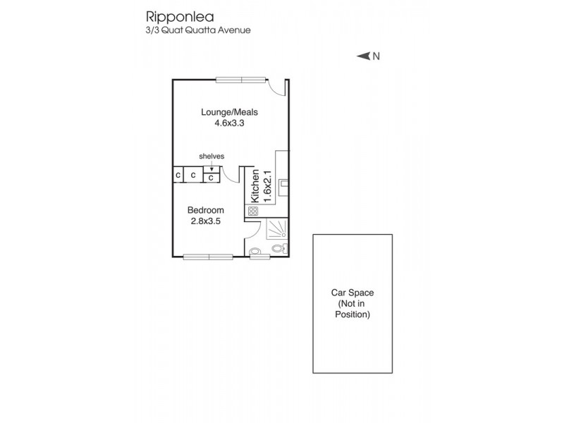 3/3 Quat Quatta Avenue, Ripponlea VIC 3185 Floorplan