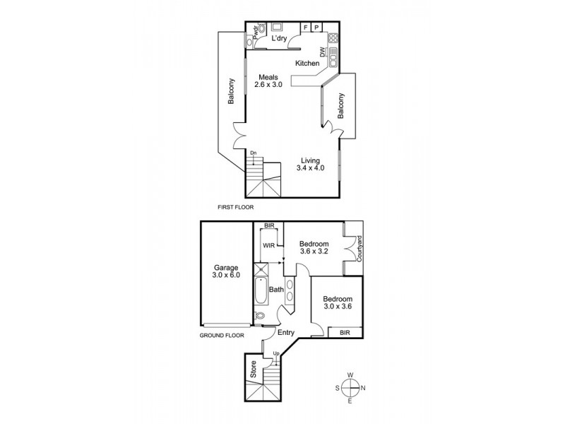 3/29 Park  Street, St Kilda West VIC 3182 Floorplan
